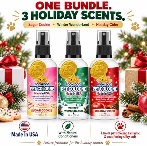 Bodhi Dog Cologne Premium Collection - 3 Cozy Seasonal Scents