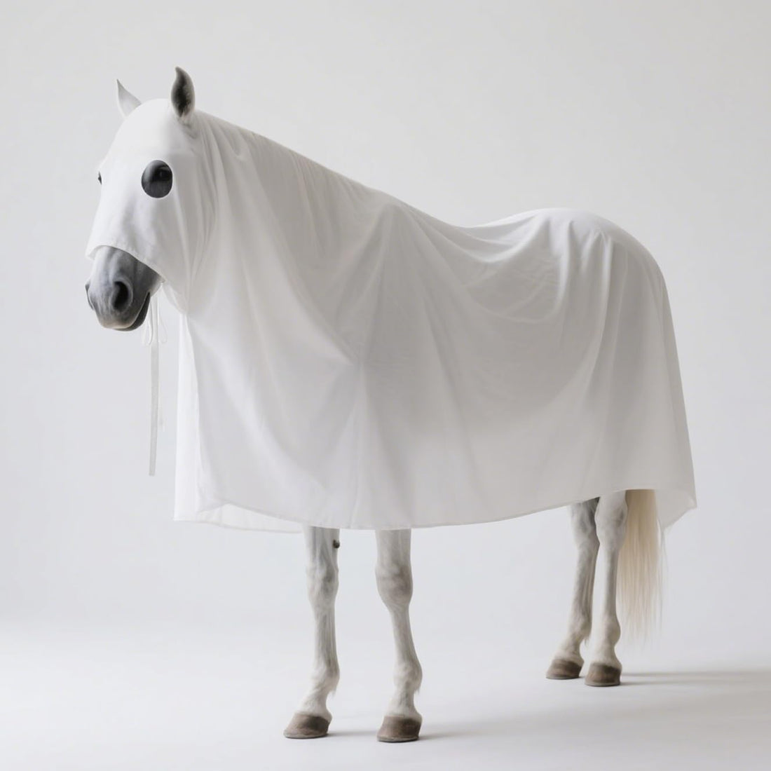 RunNico Halloween Ghost Horse Costume