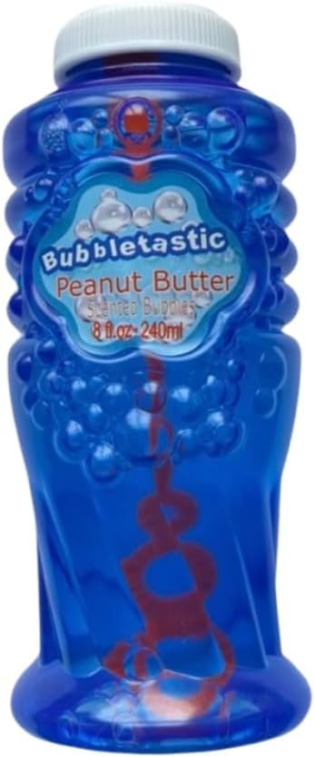 Bubbletastic Peanut Butter Scented Dog Bubbles 8 Ounce Bottle