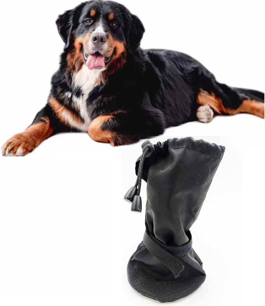 Waterproof Dog Paw Wound Recovery Boot Bandage Cover Protector, L