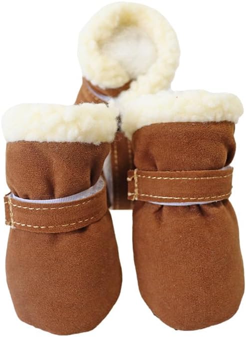 Small Dog Shoes for Winter, Snow Booties for Puppy
