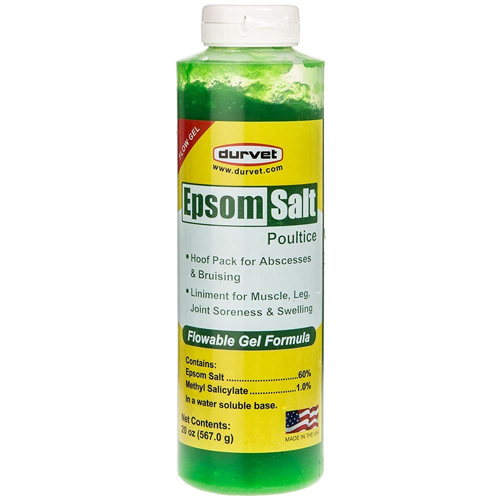 Durvet/Equine 699664 Epsom Salt Poultice Flow Gel, 20 oz