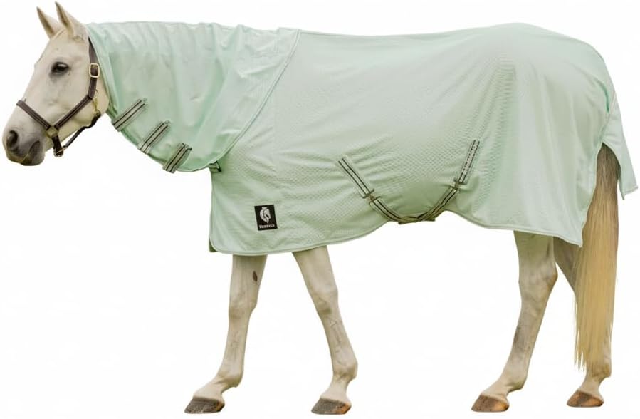Equinavia Brisk Mesh Horse Fly Sheet with Neck Coverage, UV Protection