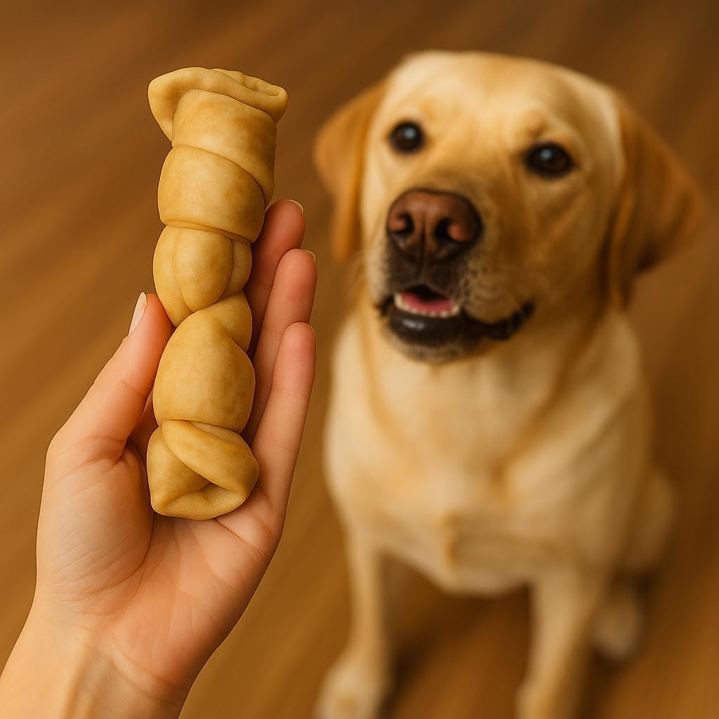 Wild Eats Water Buffalo Retriever Style Cheek Roll Dog Chews