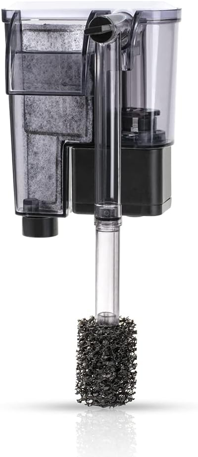 DaToo Aquarium Hang On Filter Small Fish Tank Hanging Filter Power