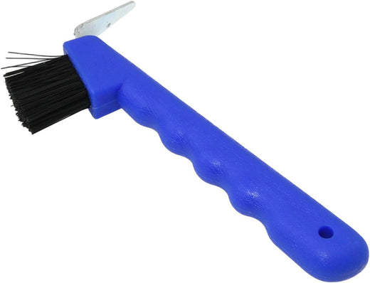 RLECS Horseshoe Hook Brush Portable Hoof Pick Cleaning Brush