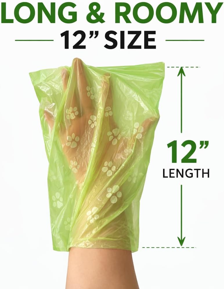 Dog Poop Bags 360 Count – Strong Leak-Proof, Easy Tear
