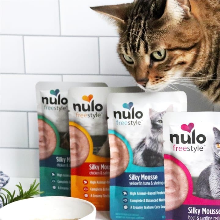 Nulo Freestyle Wet Cat Food Silky Mousse - Yellowfin Tuna & Shrimp