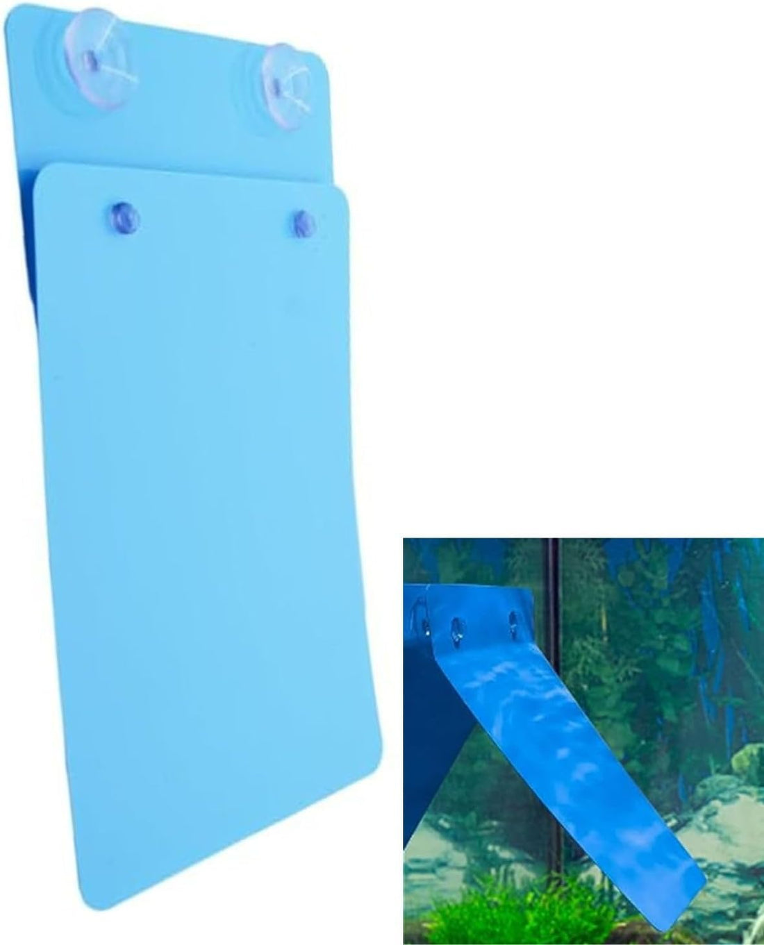 Saim 2 Pack Fish Breeding Slate 6.8in, Suction Cup Spawning Plate
