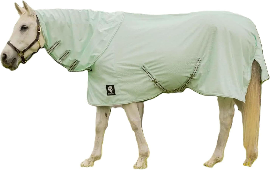 Equinavia Brisk Mesh Horse Fly Sheet with Neck Coverage, UV Protection