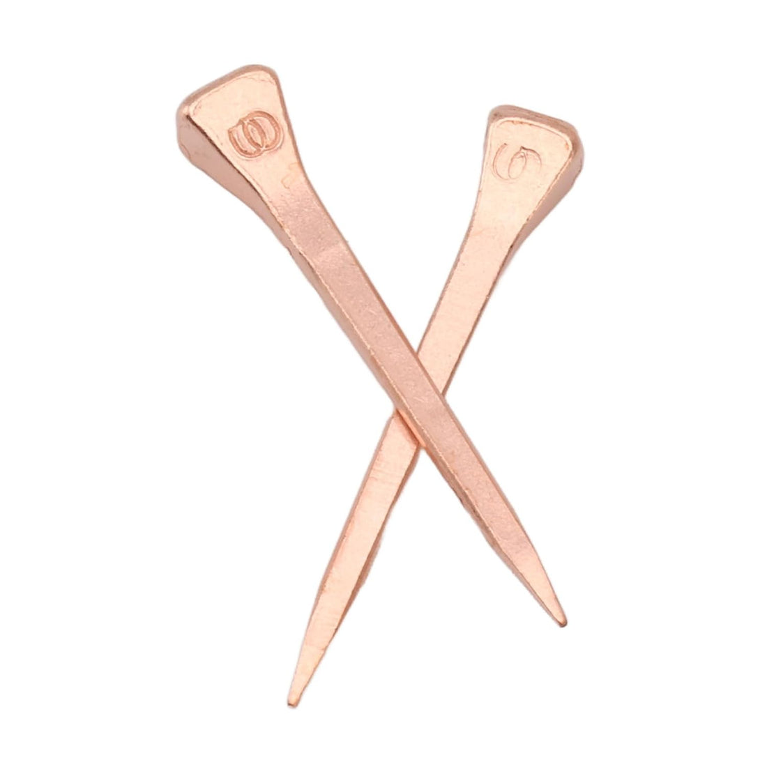 250Pcs Copper Plated Horseshoe Nails for Proof Equestrian Care
