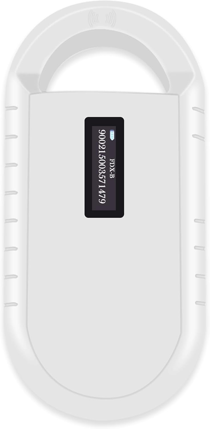 Smoostart Microchip Scanner, 1000 Records Increased Huge Data Storage