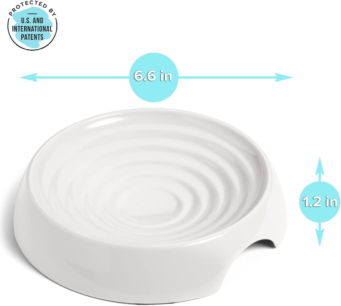 CatGuru Cat Bowls, Whisker Friendly Food Bowl for Indoor Cats