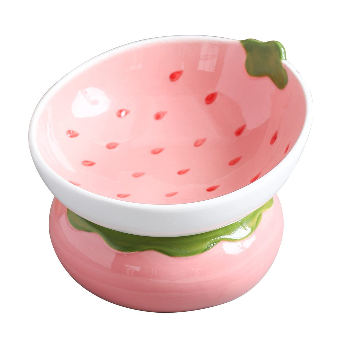Yeexoxow Ceramic Raised Cat Bowl