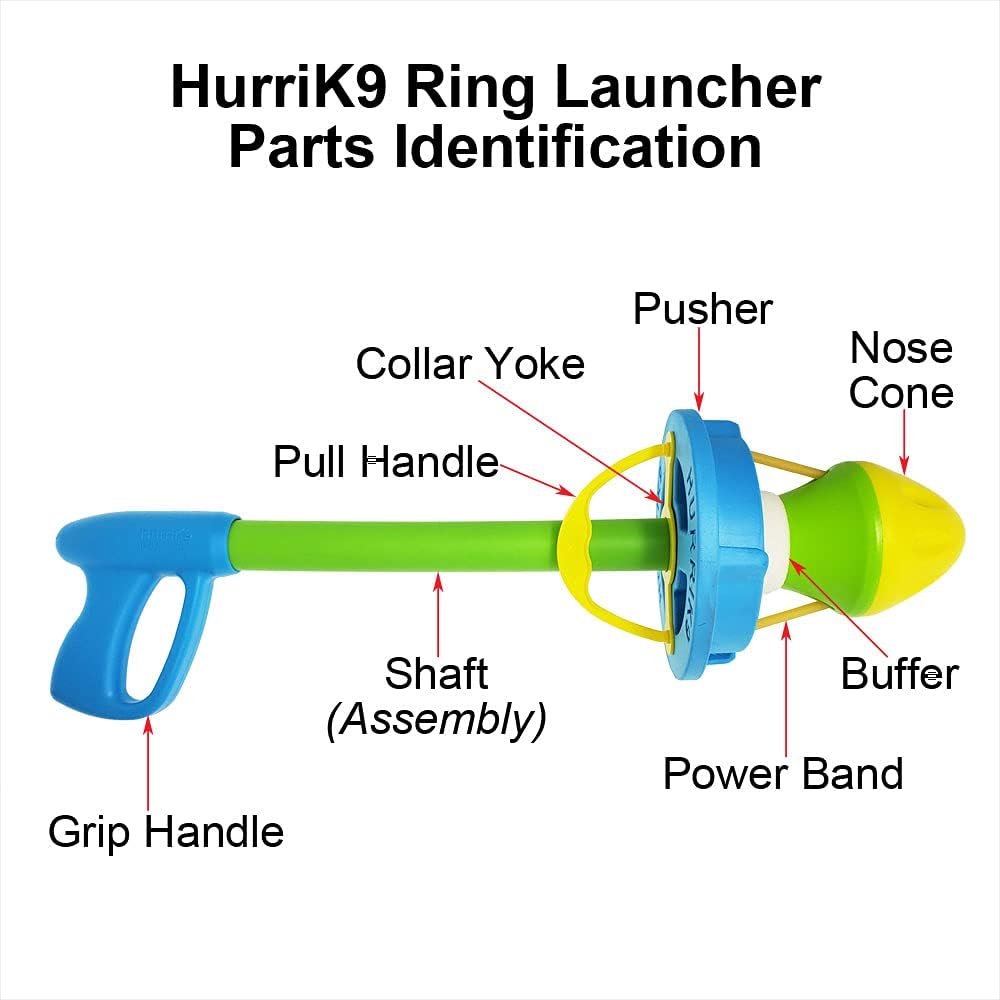 HurriK9 - Flying Ring Launcher - Replacement Part - Pull Handle