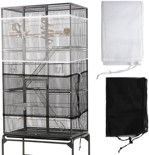 2 Pack Bird Cage Seed Catcher Guard