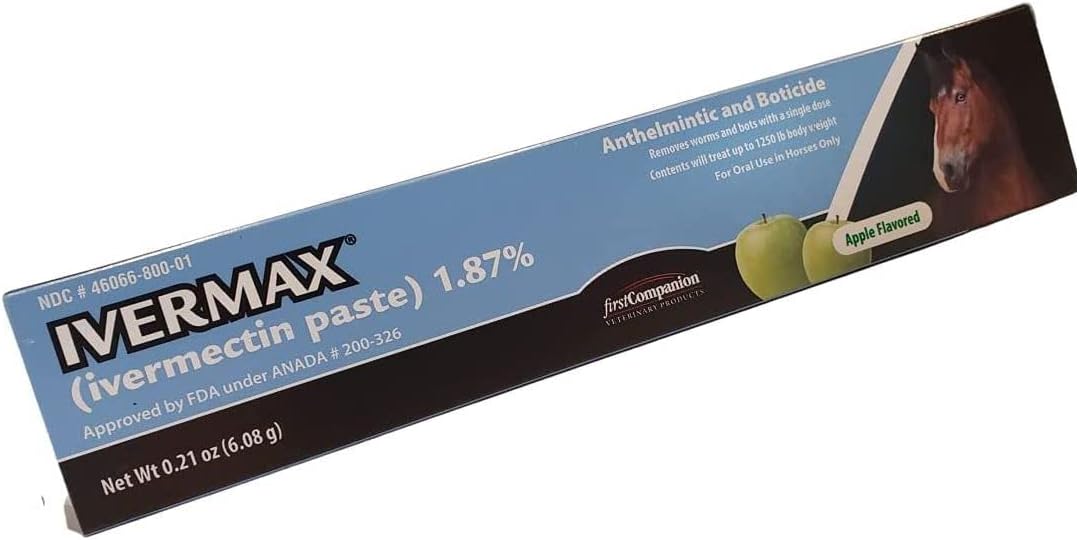 Ivermax (ivermectin Paste) 1.87% for Oral Use in Horses Only - 4 Pack
