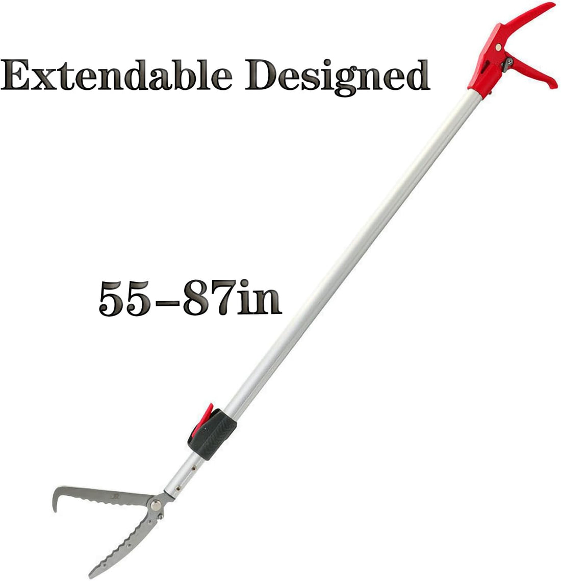 55''-87'' Telescopic Snake Grabber Tongs Professional Handling Tools
