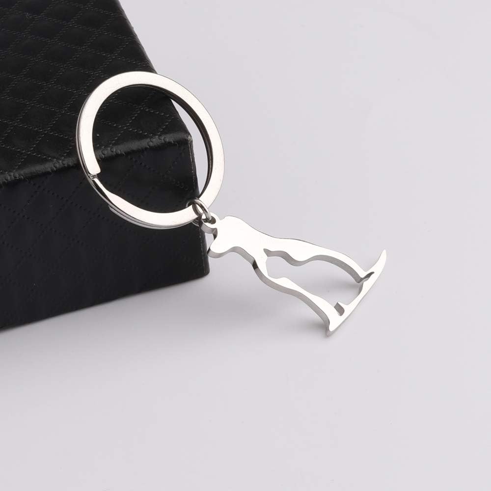 BNQL Dog Cat Keychain Pet Pendant Jewelry for Animal Lover Dog Cat