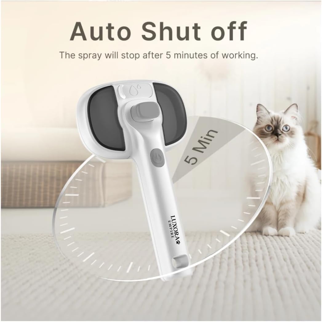 4 In 1 Cat Steam Brush for Grooming, Shedding, Massage