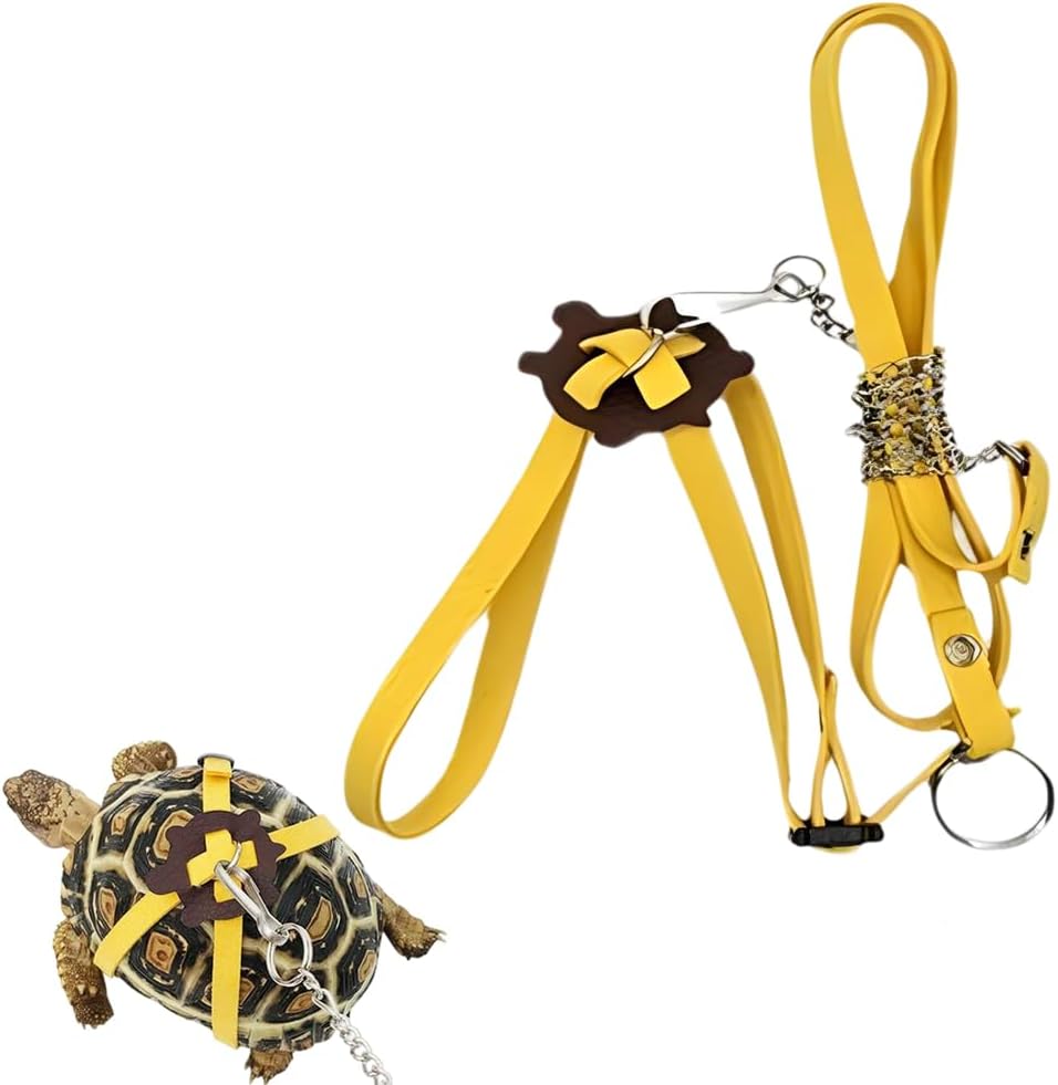 Tortoise Leash，Adjustable Control Rope Turtle Leash and Harness Pet