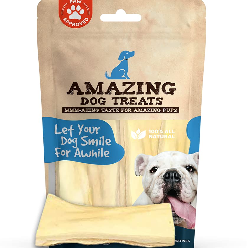 Amazing Dog Treats - Beef Cheek Strips Premium Dog Chew - NO Odor