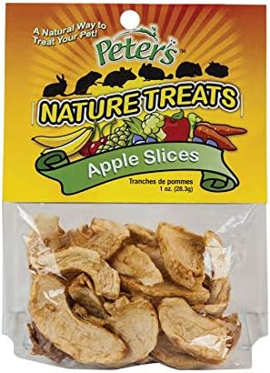 Peters Apple Slices Small Animal Nature Treats, 1 Ounce Per Bag