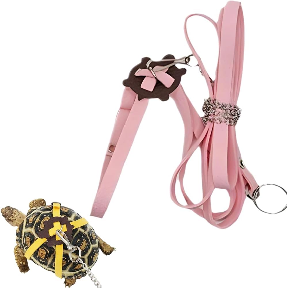 Tortoise Leash，Adjustable Control Rope Turtle Leash and Harness Pet