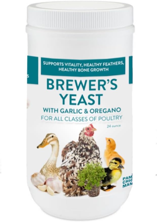 Brewer's Yeast for Ducks & Chickens with Garlic & Dried Oregano