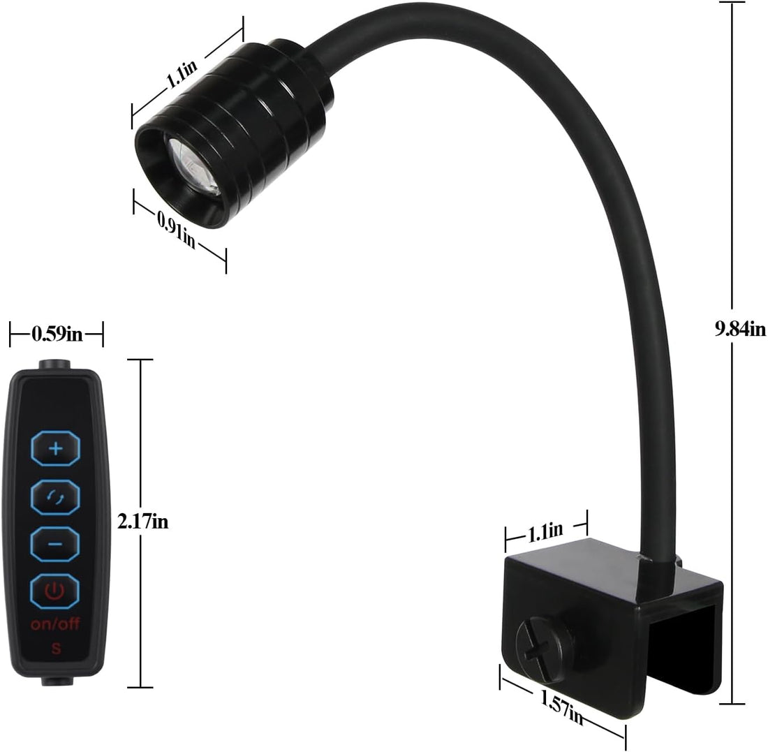 UPETTOOLS 3W LED Aquarium Light, Clip On Fish Tank Lamp