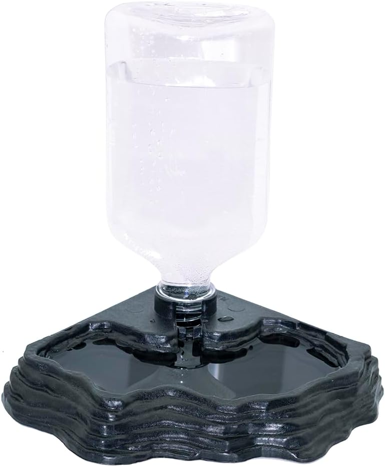 Lizard Bearded Dragon Water Bowl Dish Automatic Dispenser,17oz