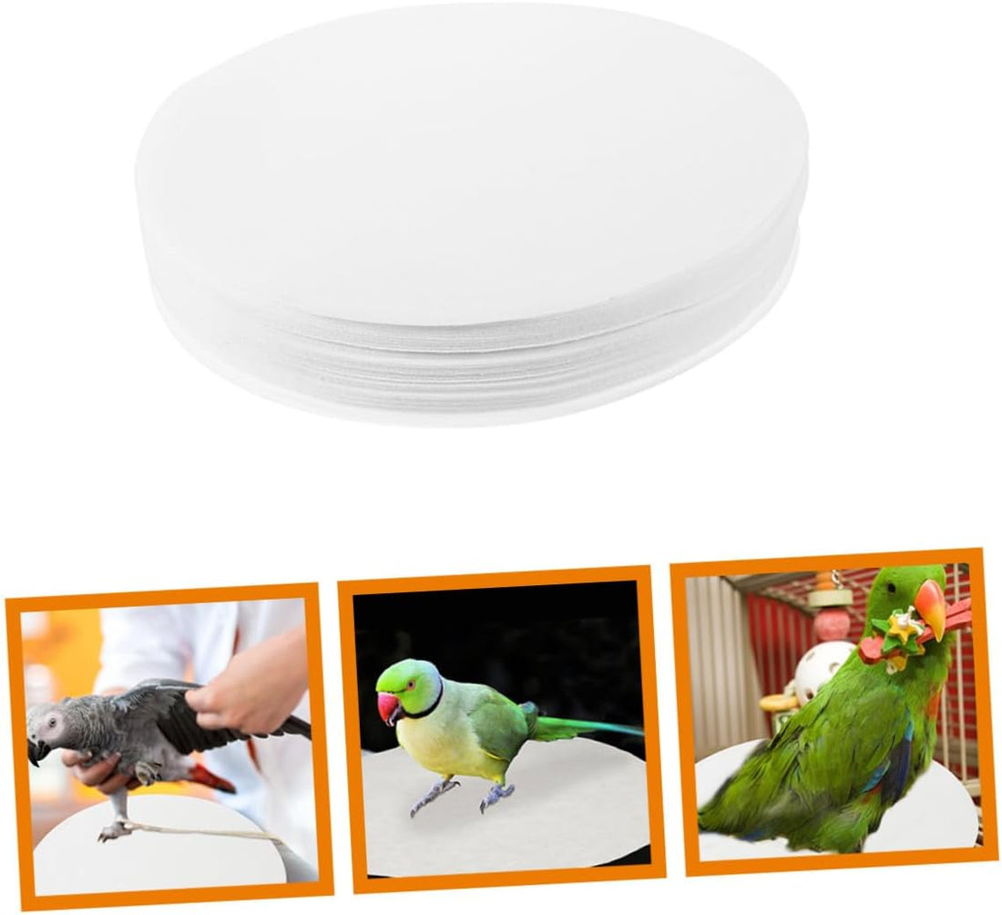 Bird Cage Liner Sheets Round Nonwoven 100 Pieces