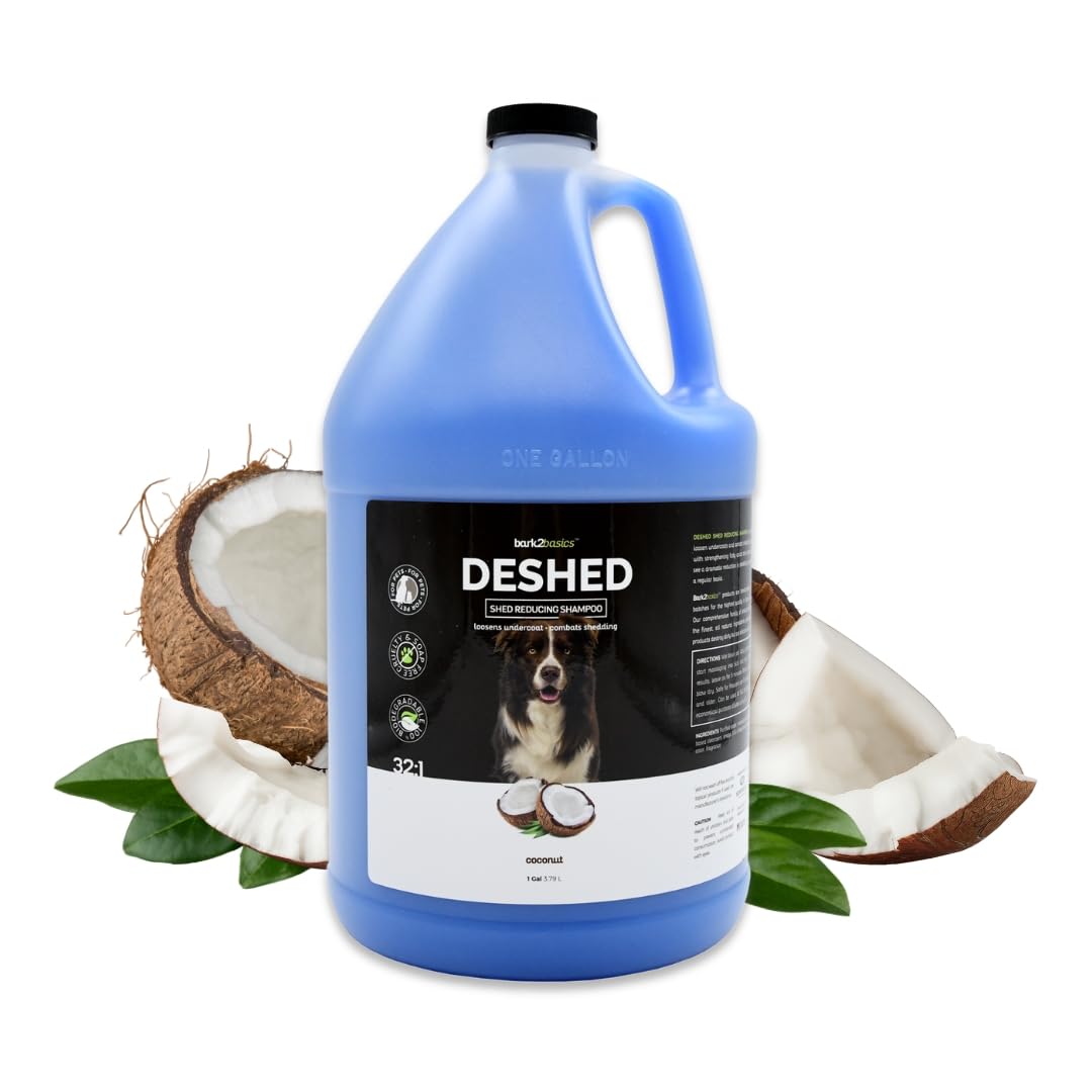Bark2Basics DeShedding Dog Shampoo, 1 Gallon