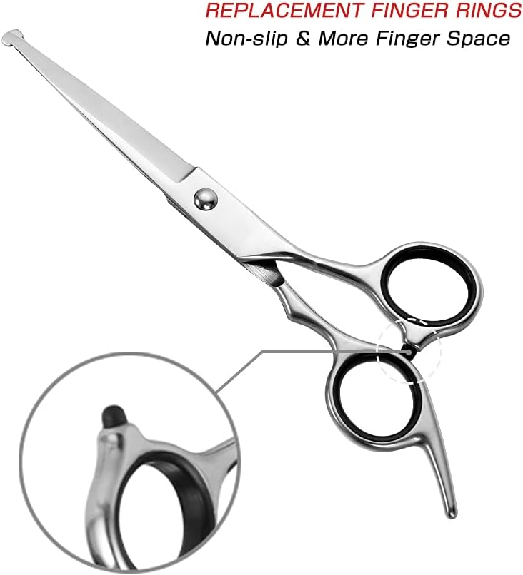 Chibuy Curved dog grooming scissors with Round Tips