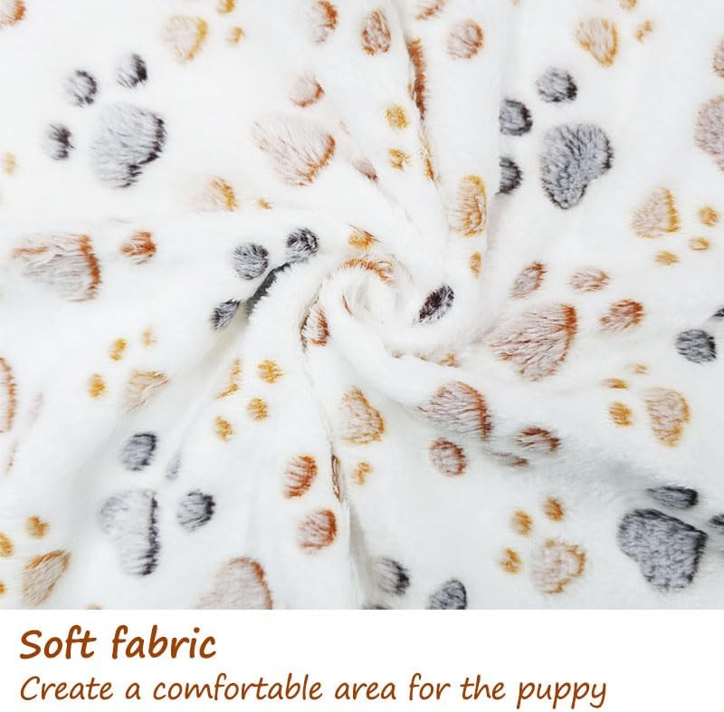 1 Pack 3 Blankets Fluffy Premium Fleece Soft Pet Blanket Flannel