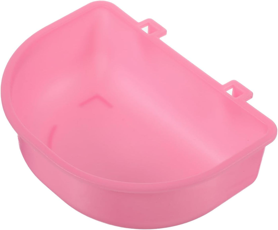 2 Pcs Rabbit Food Bowl, Guinea Pig Food Dish Bird Feeding Dish Crate