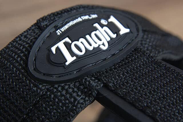 TOUGH1 Easy Breathe Easy GRAZING Horse Muzzle, Black, Large Horse
