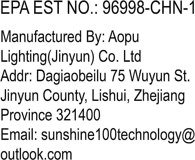 7W Aquarium UV Light for 20-100 Gallon Fish Tank Aquarium Light Algae