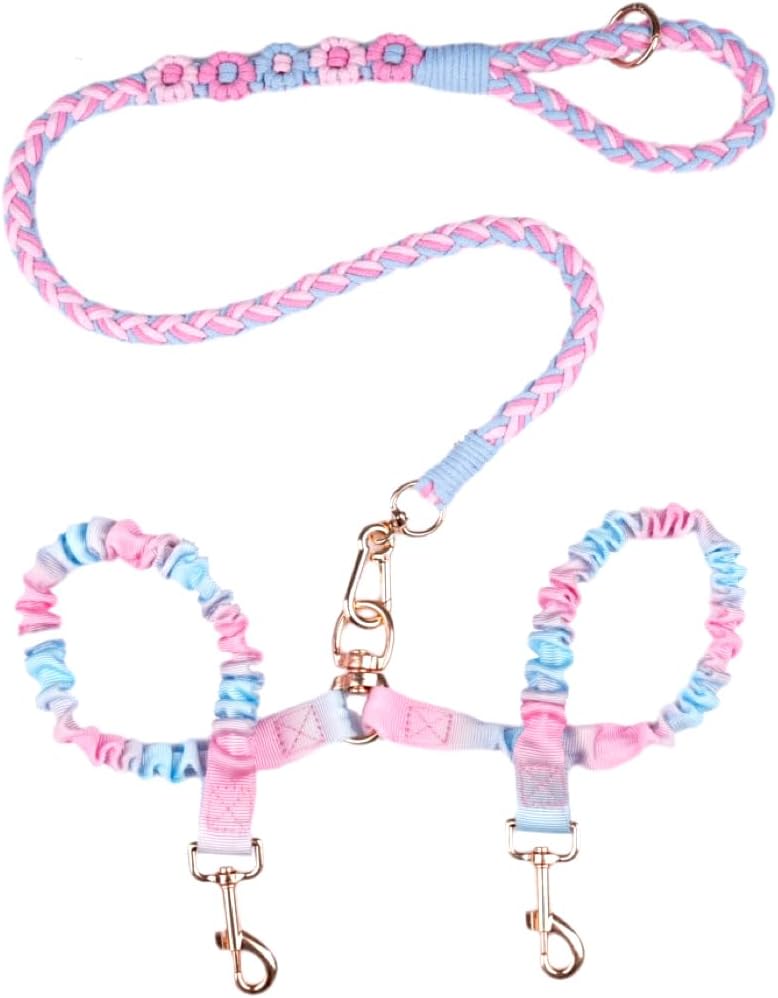 Double Dog Leash – Tangle-Free Dual Leash with 360° Swivel