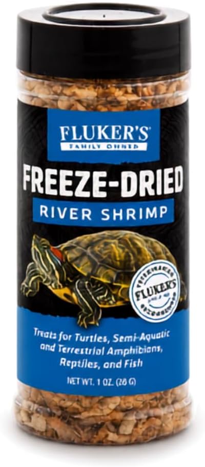 Fluker's Freeze Dried River Shrimp, Nutrient-Packed, Ideal for Lizards
