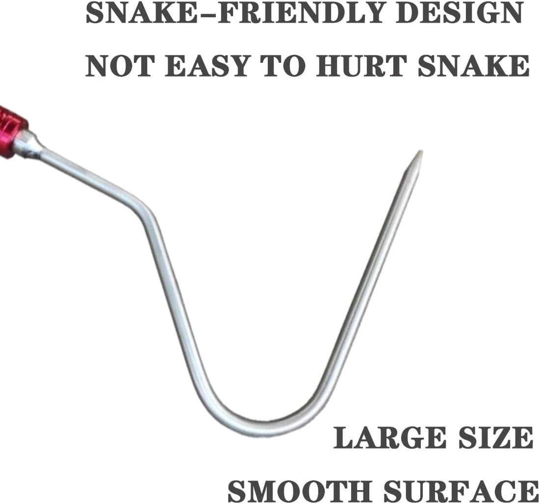 49'' Carbon Snake Hook Catcher Stick Tongs Grabber, 2 Pack