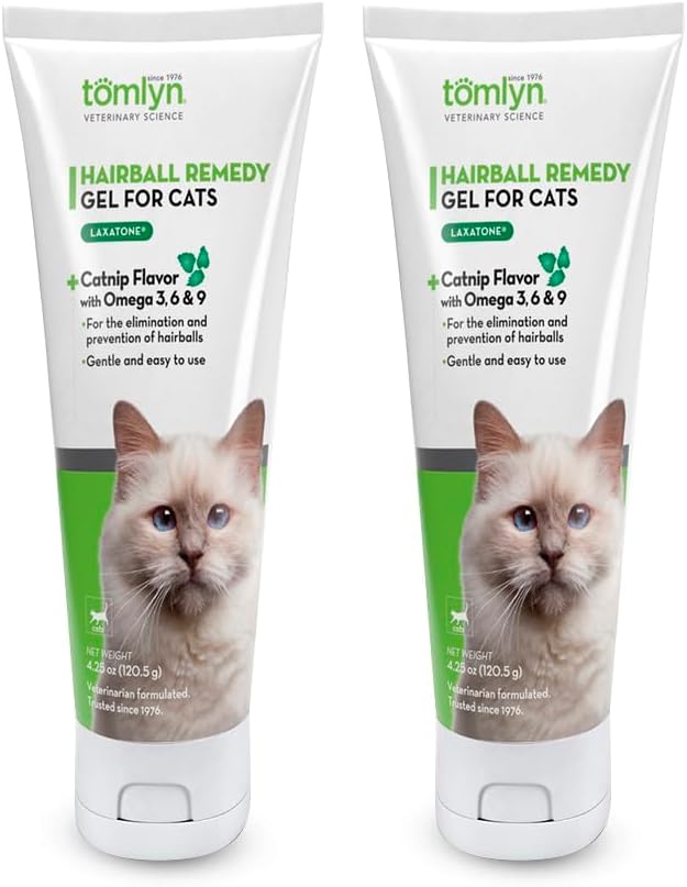 TOMLYN Laxatone Catnip Flavored Hairball Remedy Gel for Cats