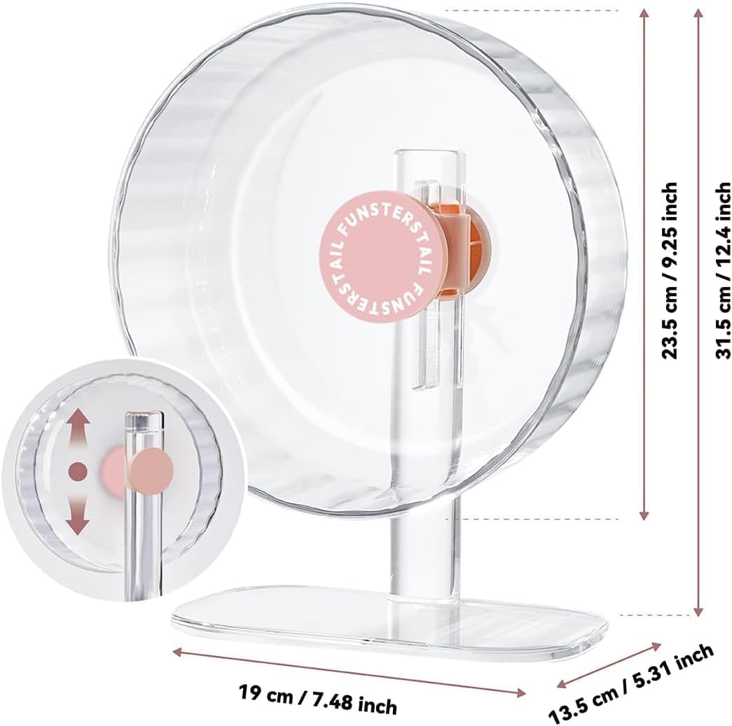 Super Silent Hamster Wheel 12 Inch, Magnetic Running Wheel