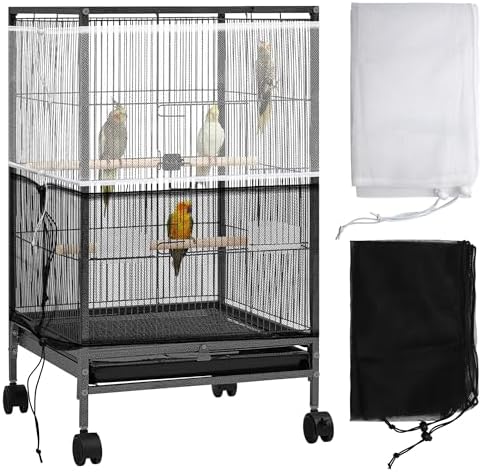 2 Pack Bird Cage Seed Catcher Guard