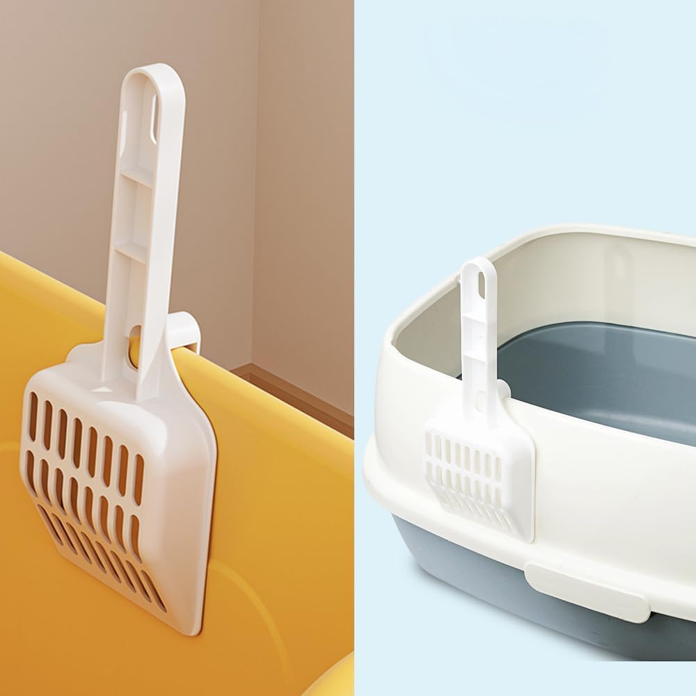 NentMent 2 Pack Cat Litter Scoop Non-Stick Cat Sifting Litter Scoop