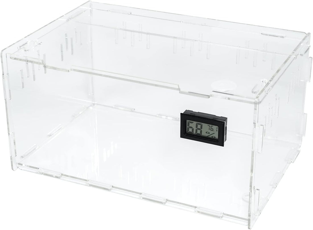 BETAZOOER Large Acrylic Reptile Terrarium Breeding Tank