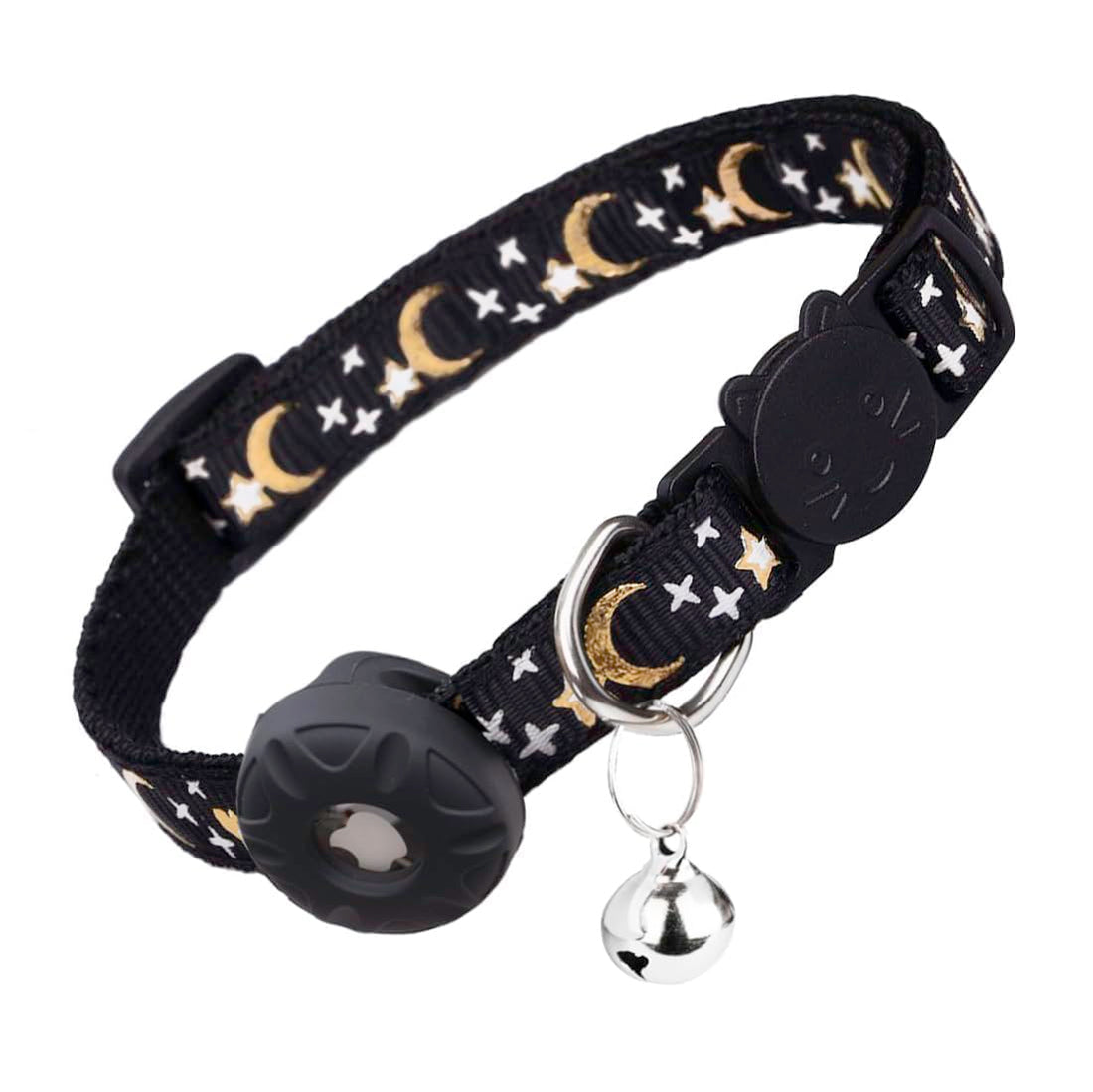 Airtag Cat Collar Breakaway, Safety Kitten Collar with Apple Airtag