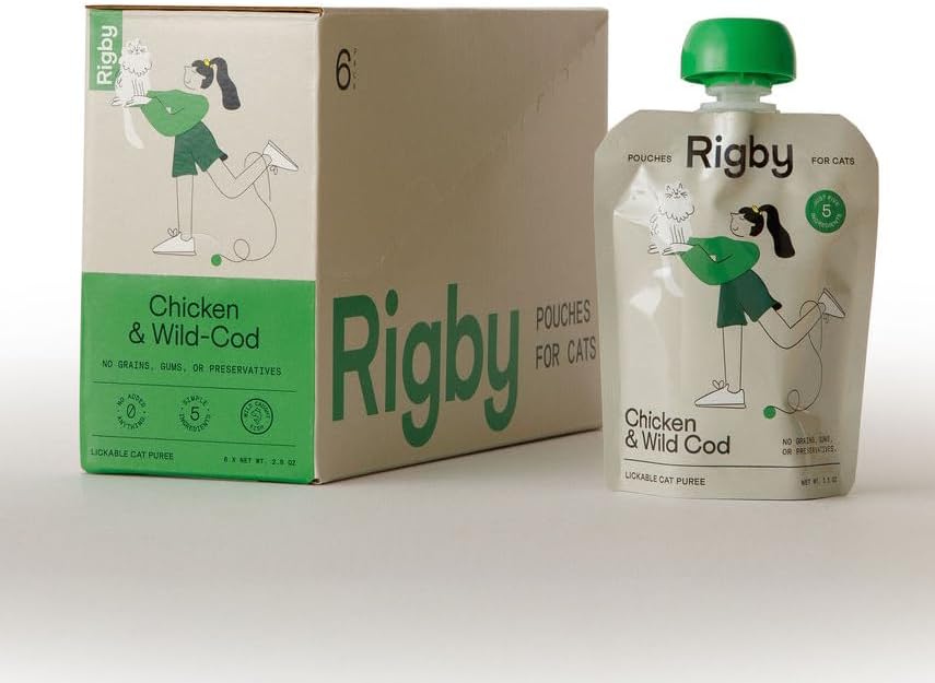 Rigby Essential Cat Treats, Wild-Caught Alaskan Salmon Lickable