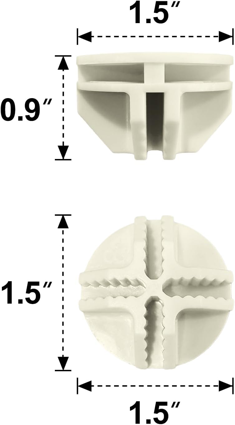 MEEXPAWS 4PCS Panel Clips for Cat Litter Box or Guinea Pig Enclosure