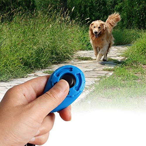 Ruconla- 4 Pack Dog Training Clicker with Wrist Strap